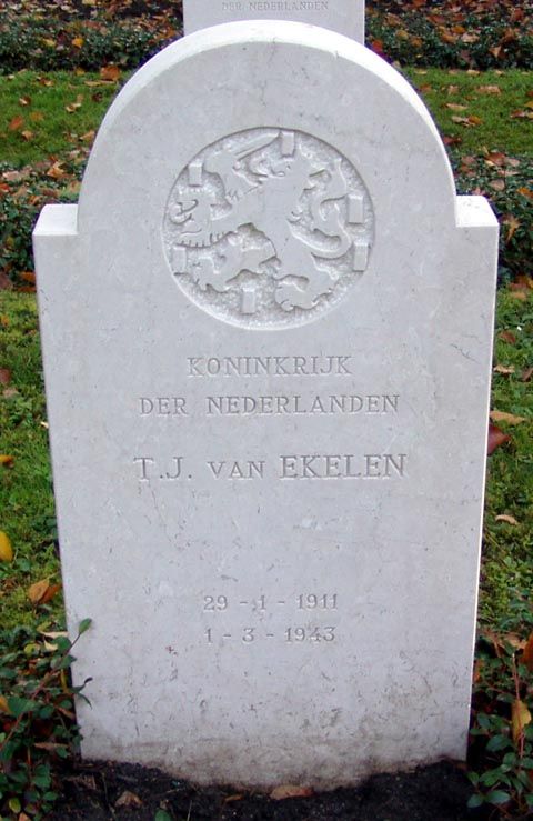 Afbeelding van graf of monument van Theodorus Johannes van Ekelen