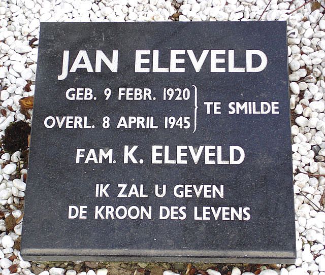 Afbeelding van graf of monument van Jan Eleveld