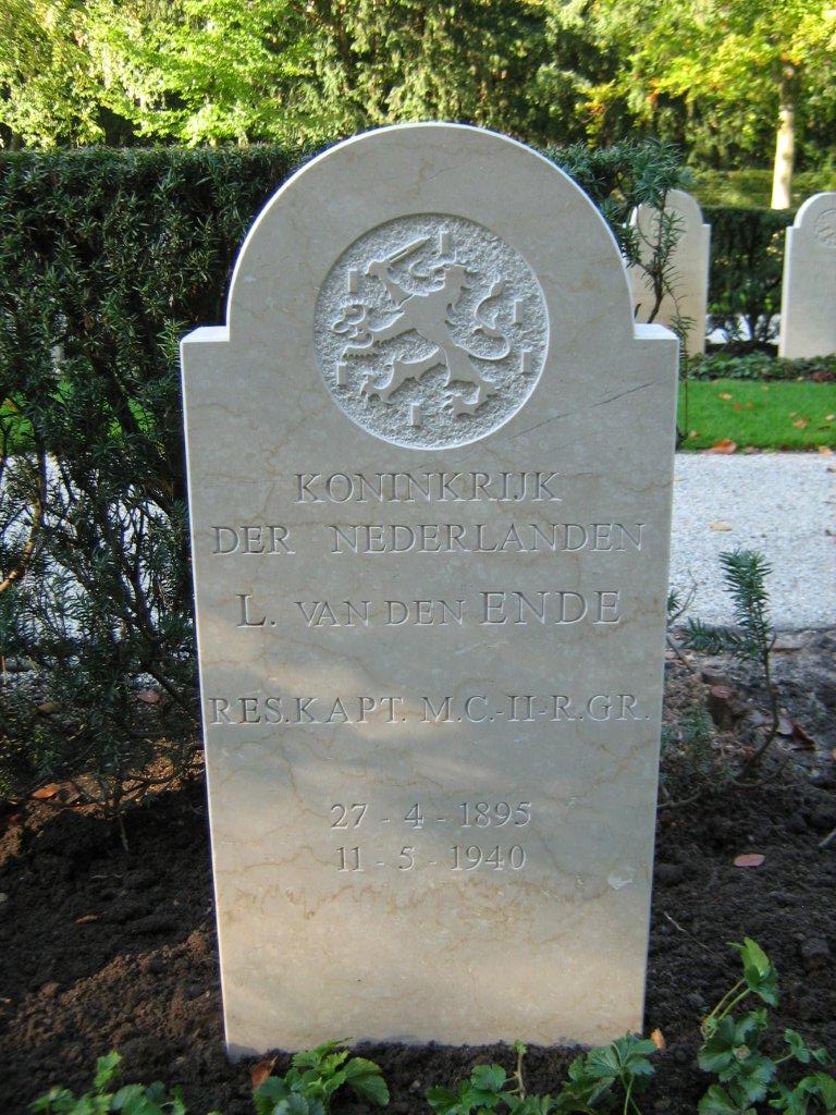 Afbeelding van graf of monument van Leendert van den Ende