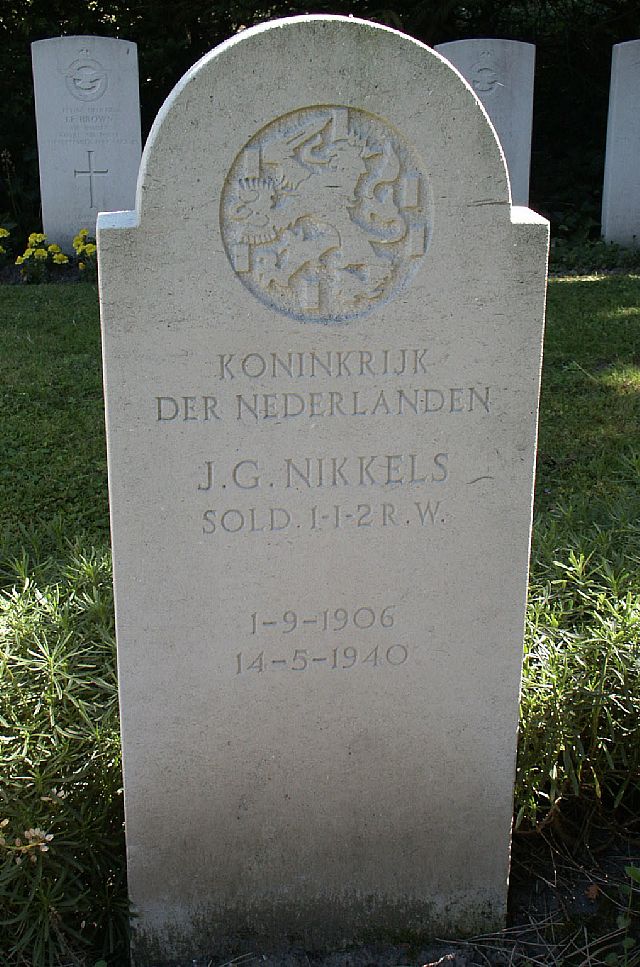 Afbeelding van graf of monument van Johannes Gradus Nikkels