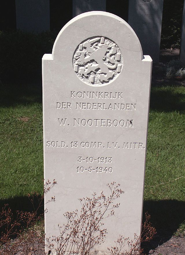 Afbeelding van graf of monument van Willem Nooteboom