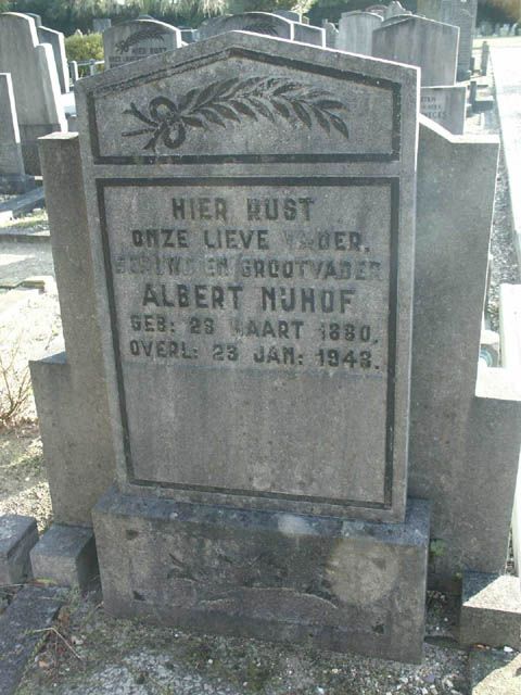 Afbeelding van graf of monument van Albert Nijhof
