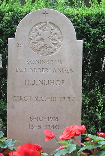Afbeelding van graf of monument van Hermannus Johannes Nijhof