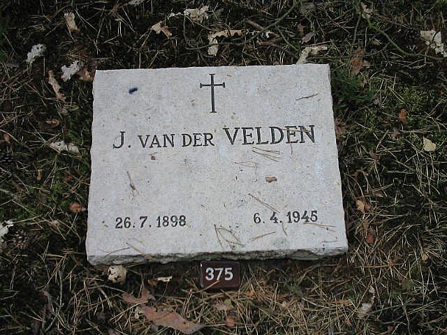 Afbeelding van graf of monument van Jacobus van der Velden