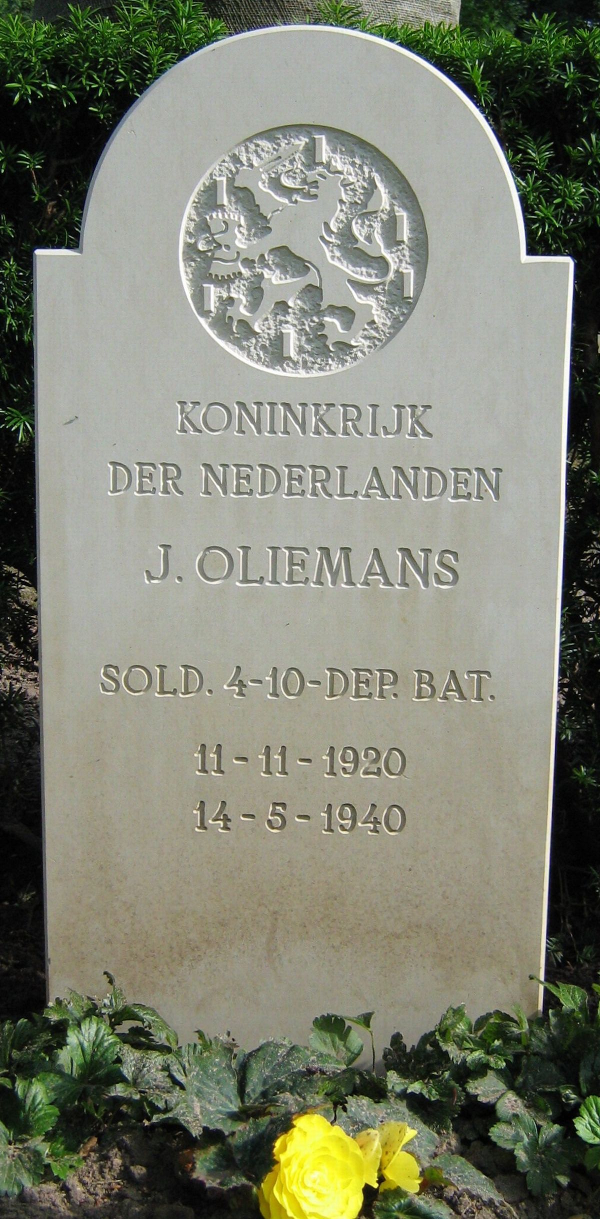 Afbeelding van graf of monument van Jan Oliemans