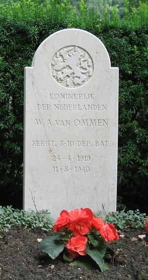 Afbeelding van graf of monument van Willem Anjo van Ommen