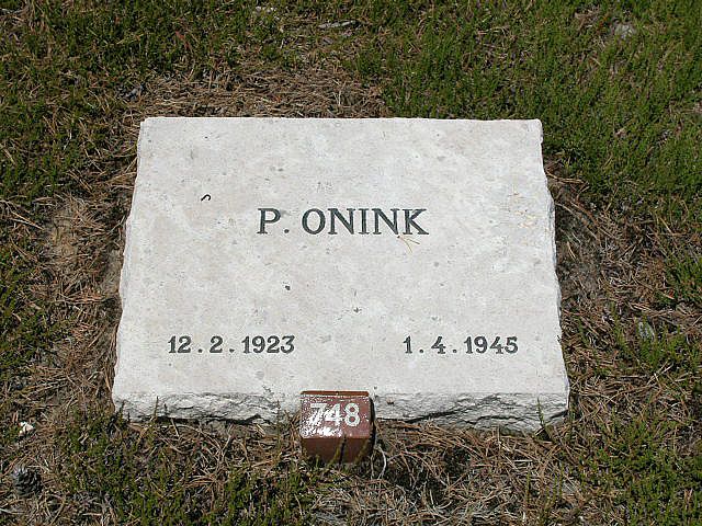 Afbeelding van graf of monument van Paulus Onink