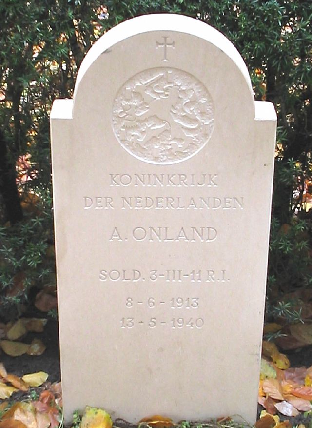 Afbeelding van graf of monument van Antonius Onland