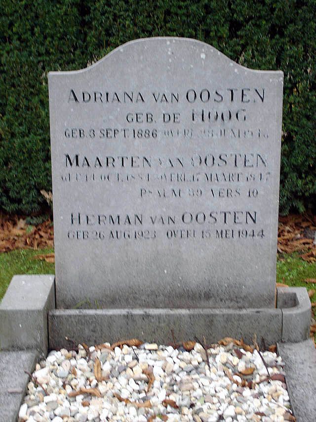 Afbeelding van graf of monument van Hermanus van Oosten