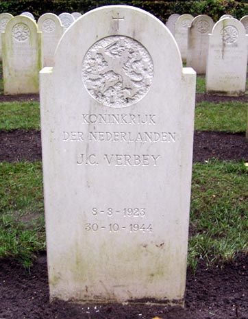 Afbeelding van graf of monument van Johannes Cornelis Verbey