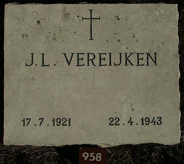 Afbeelding van graf of monument van Johannes Lambertus Vereijken