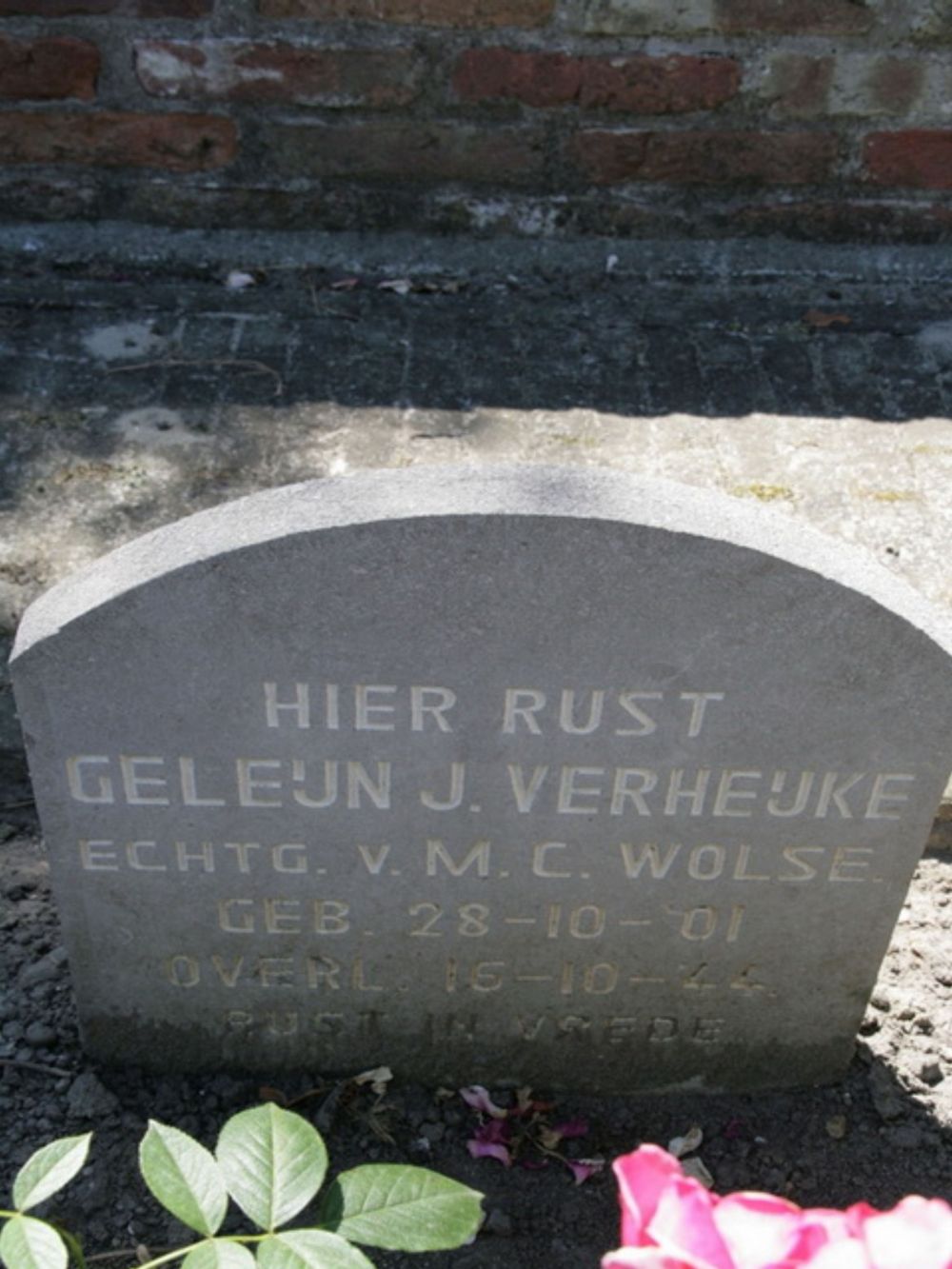 Afbeelding van graf of monument van Geleijn Jacobus Verheijke