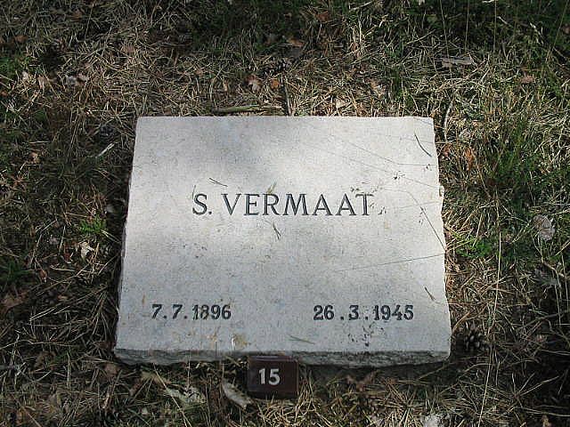 Afbeelding van graf of monument van Stefanus Vermaat