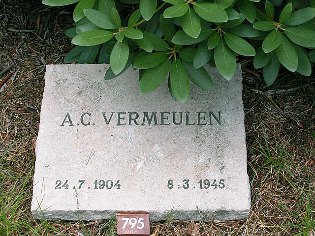 Afbeelding van graf of monument van Aart Cornelis Vermeulen
