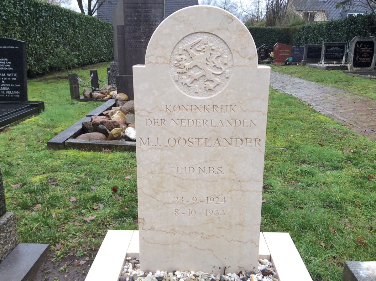 Afbeelding van graf of monument van Marinus Jan Oostlander