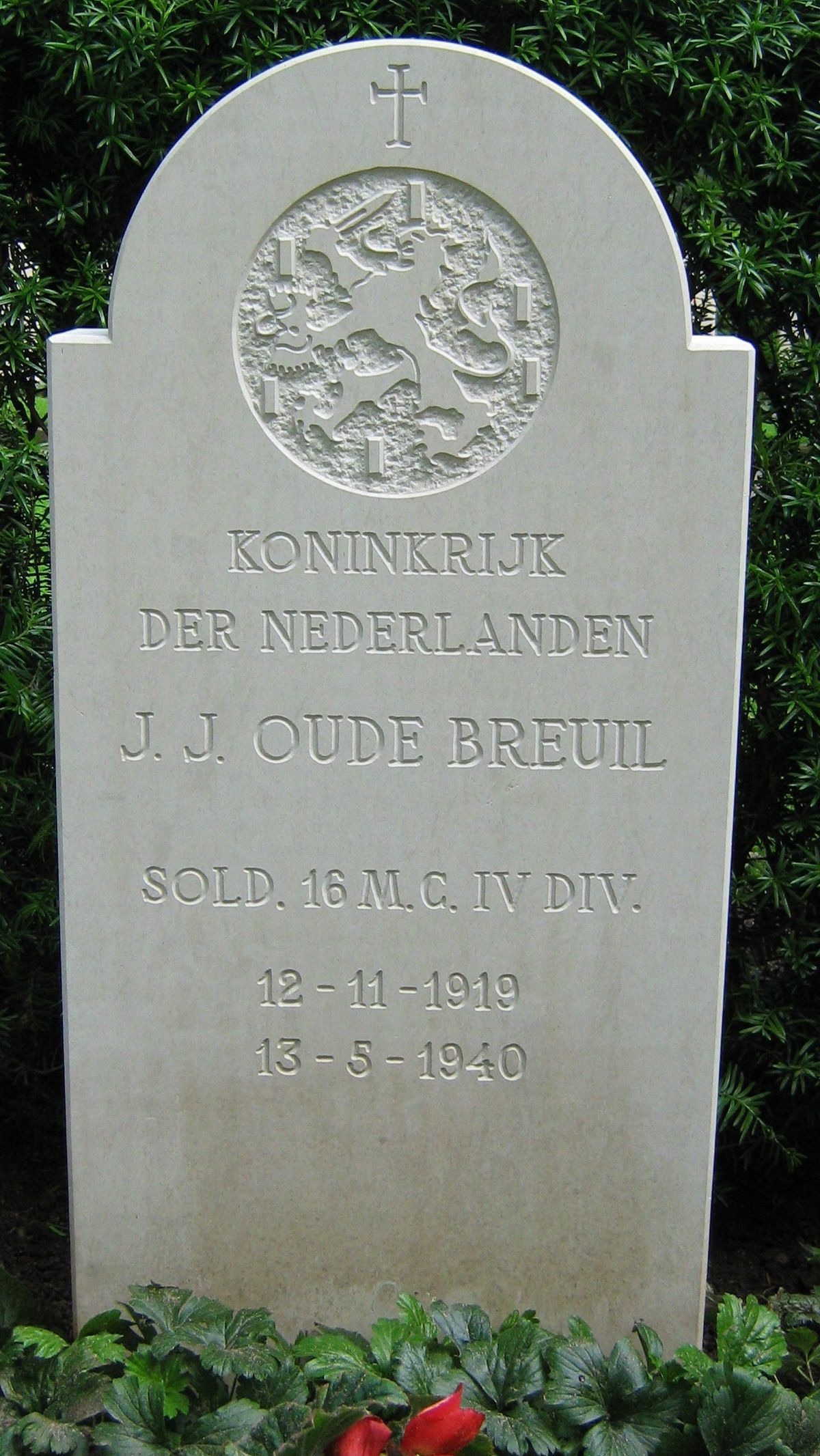 Afbeelding van graf of monument van Johannes Josef Oude Breuil