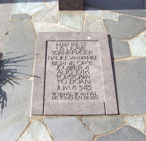Afbeelding van graf of monument van Bauke van der Pal