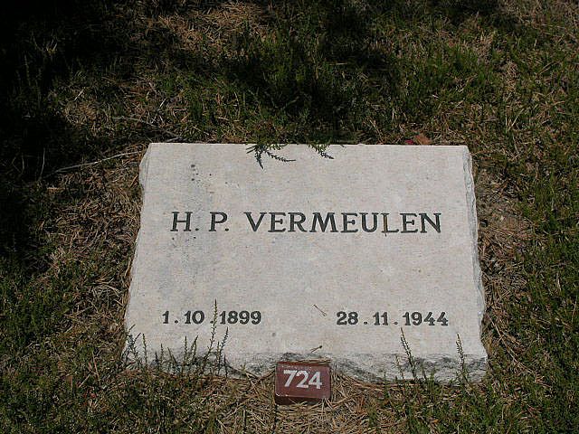 Afbeelding van graf of monument van Hendrikus Pieter Vermeulen