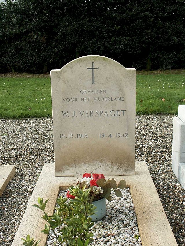 Afbeelding van graf of monument van Wilhelmus Jozefus Verspaget