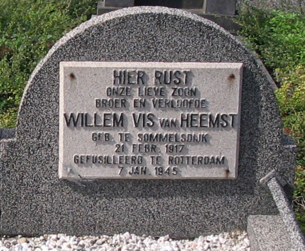 Afbeelding van graf of monument van Willem Vis van Heemst