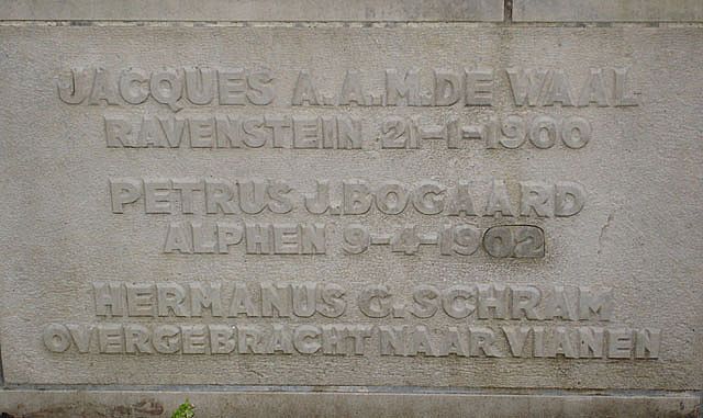 Afbeelding van graf of monument van Jacobus Antonius Aloijsius Maria de Waal