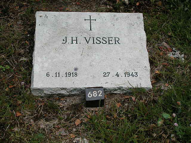 Afbeelding van graf of monument van Jacob Hendrik Visser