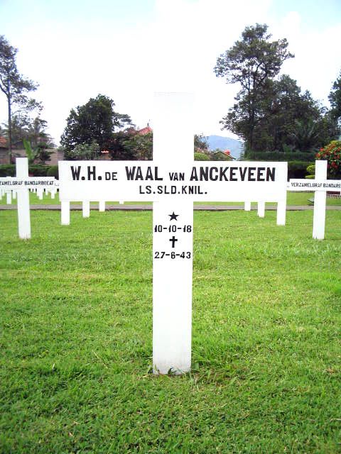 Afbeelding van graf of monument van Willem Hendrik de Waal van Anckeveen
