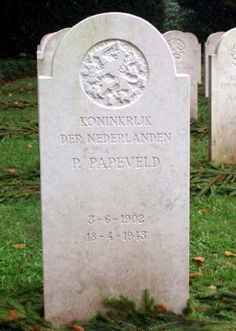 Afbeelding van graf of monument van Pieter Papeveld