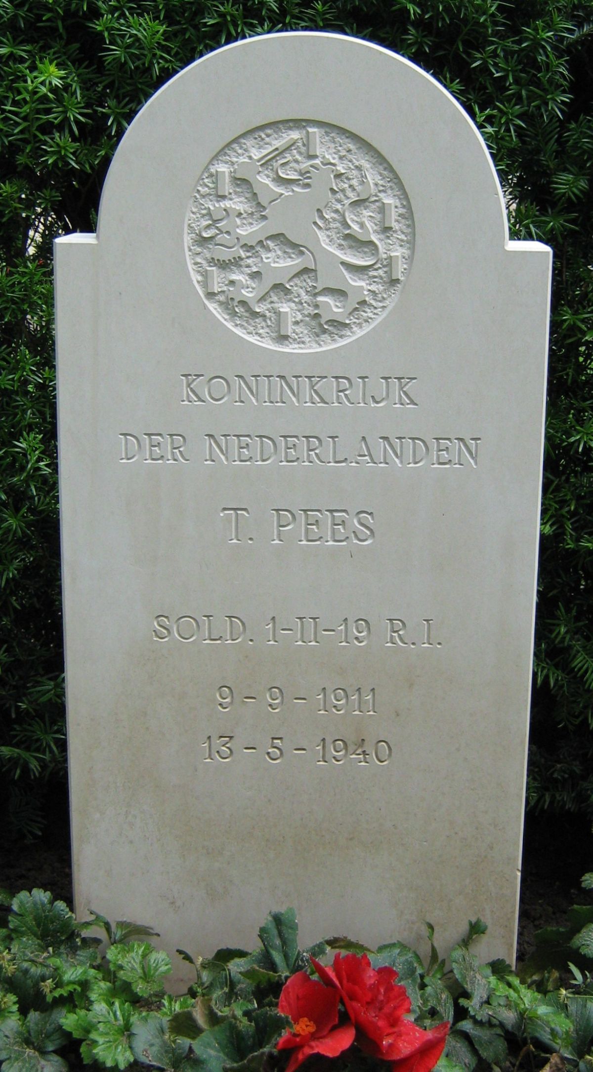 Afbeelding van graf of monument van Tiemen Pees