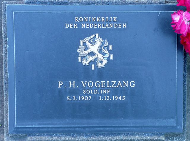 Afbeelding van graf of monument van Pieter Hendrik Vogelzang
