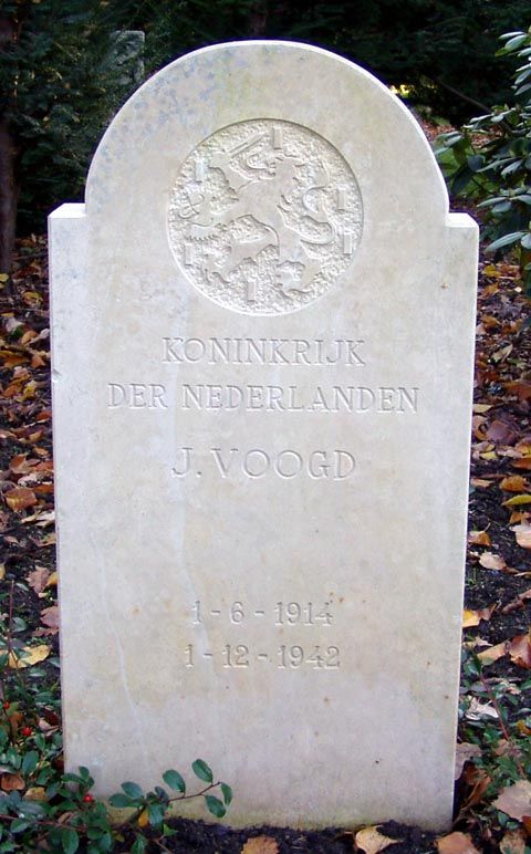 Afbeelding van graf of monument van Jan Voogd
