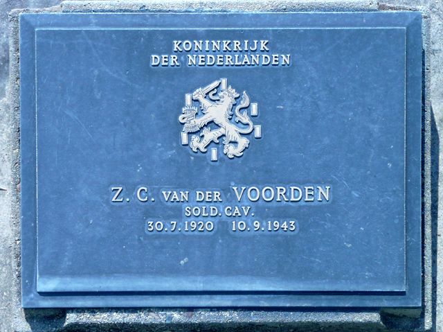Afbeelding van graf of monument van Zeger Cornelis van der Voorden