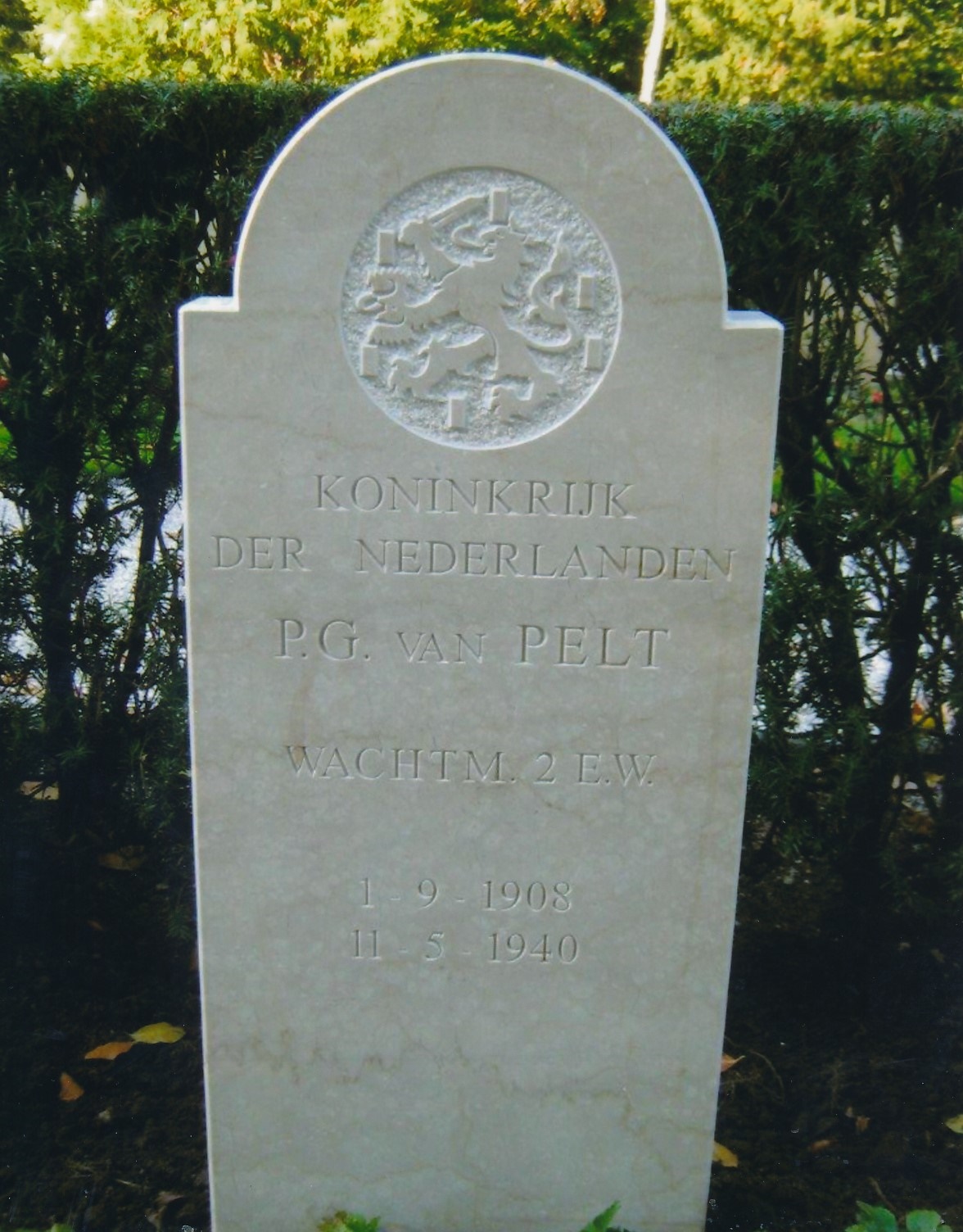 Afbeelding van graf of monument van Pieter Gerrit van Pelt