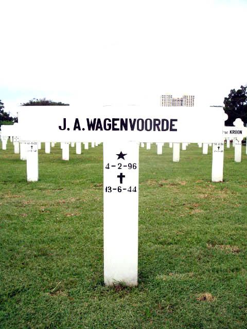 Afbeelding van graf of monument van Johannes Antoni Wagenvoorde