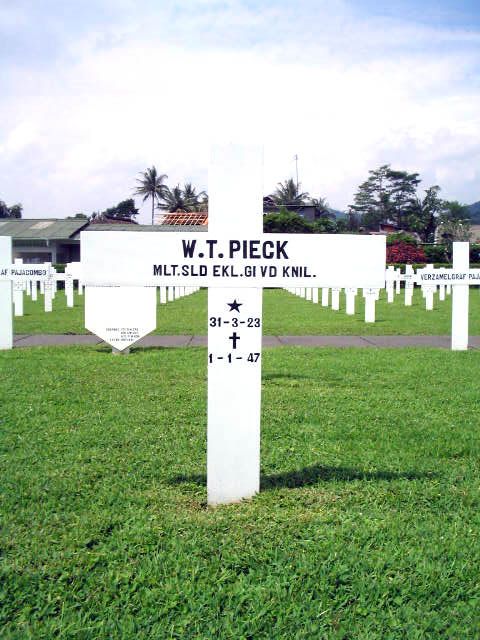 Afbeelding van graf of monument van Willy Theodorus Pieck