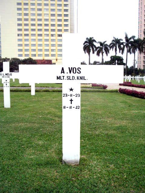 Afbeelding van graf of monument van Arend Vos