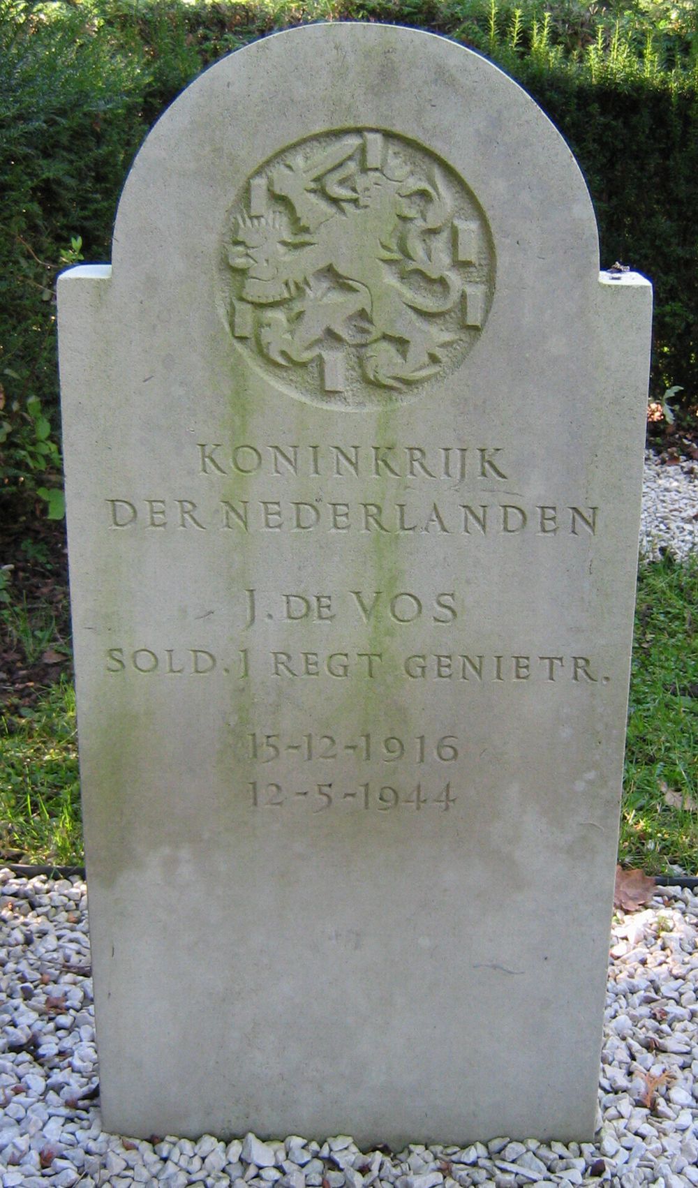 Afbeelding van graf of monument van Johannes de Vos