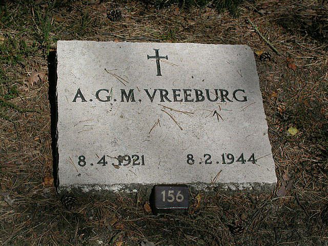 Afbeelding van graf of monument van Antonius Gerardus Maria Vreeburg