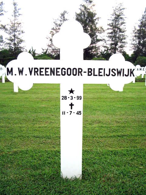 Afbeelding van graf of monument van Maria Wilhelmina Vreenegoor-Bleijswijk