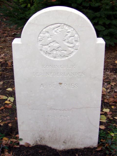 Afbeelding van graf of monument van Anne de Vries