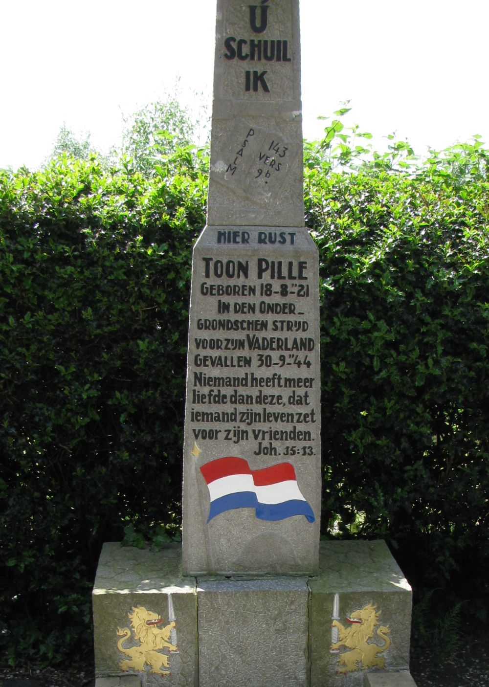 Afbeelding van graf of monument van Anthonie Hendrikus Pille