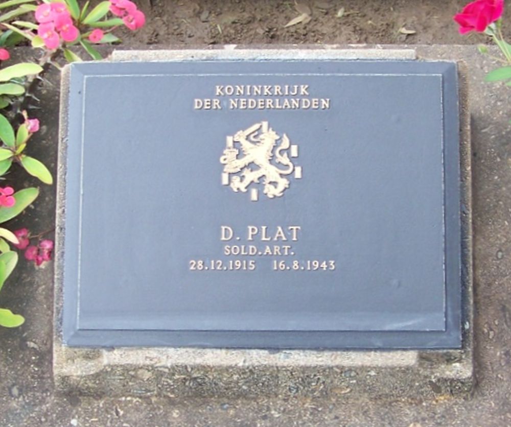 Afbeelding van graf of monument van Derk Plat