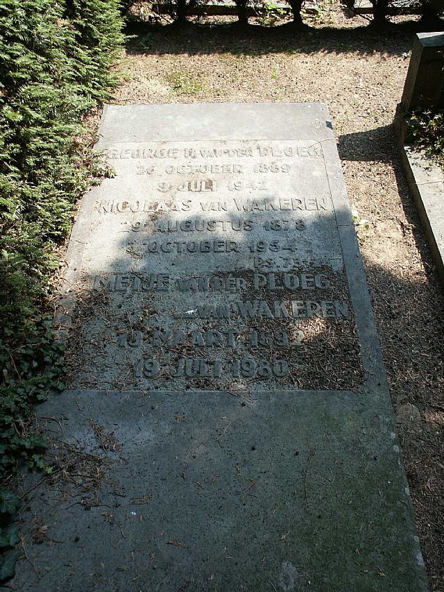 Afbeelding van graf of monument van George Hendrik van der Ploeg