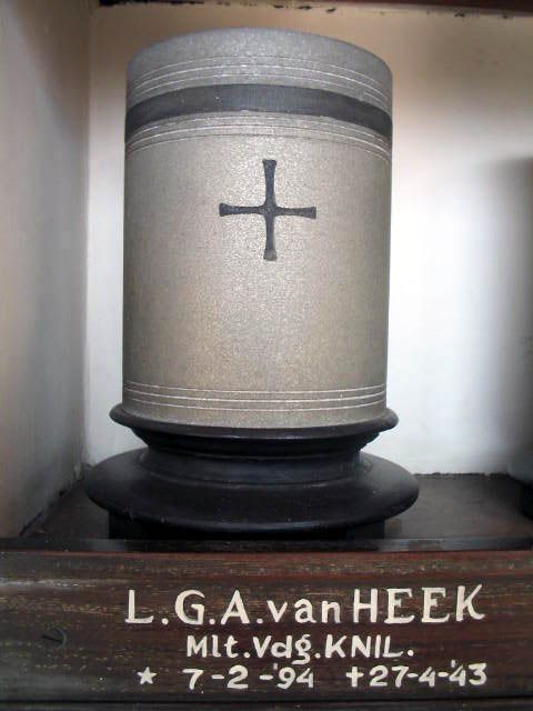 Afbeelding van graf of monument van Lodewijk Gerrit Anthonie van Heek