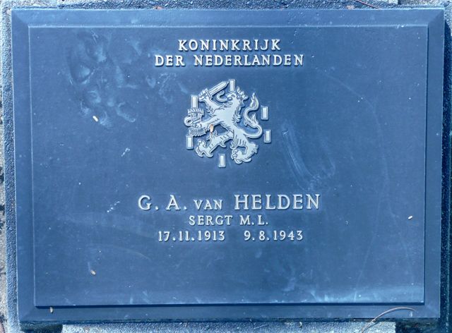 Afbeelding van graf of monument van Gerard Arie van Helden