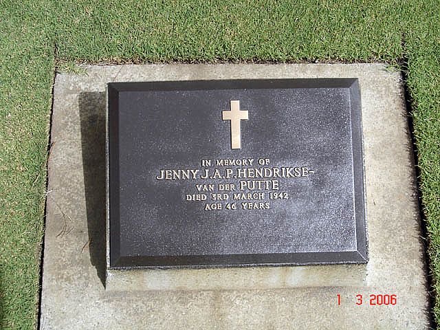 Afbeelding van graf of monument van Jenny Joséphine Alphonsine Palmyre Hendrikse-van der Putte