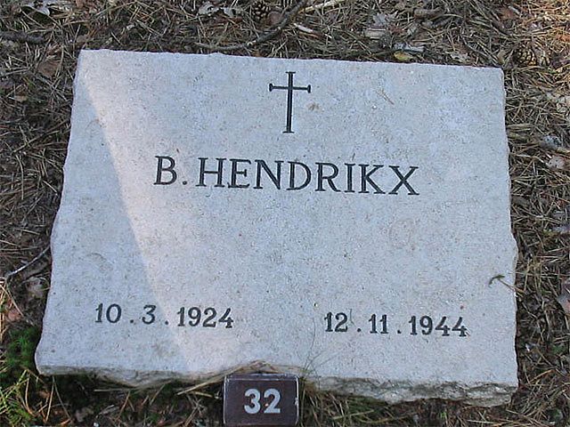 Afbeelding van graf of monument van Bartholomeus Hendrikx