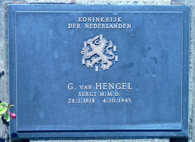 Afbeelding van graf of monument van Gerrit van Hengel