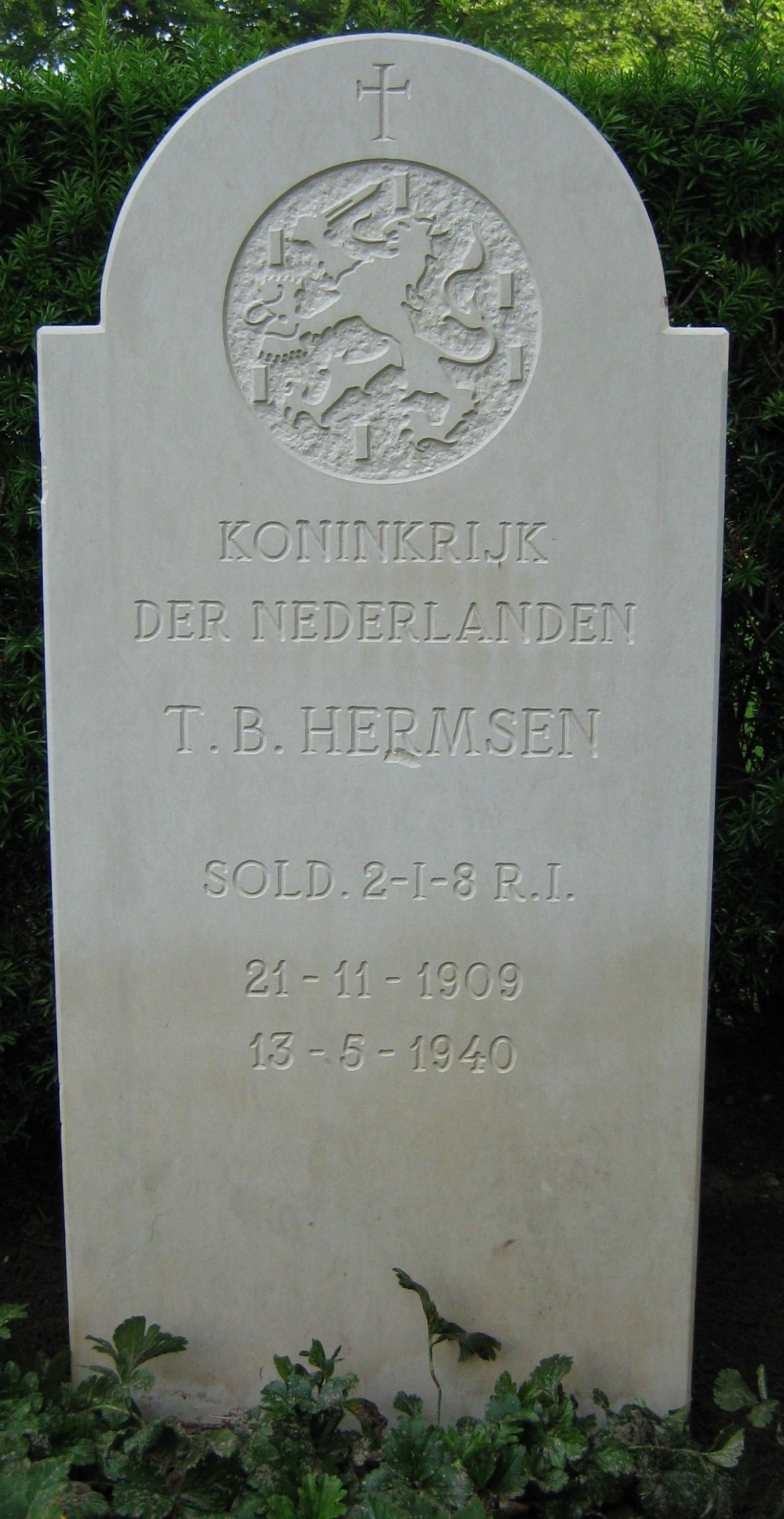 Afbeelding van graf of monument van Theodorus Bernardus Hermsen