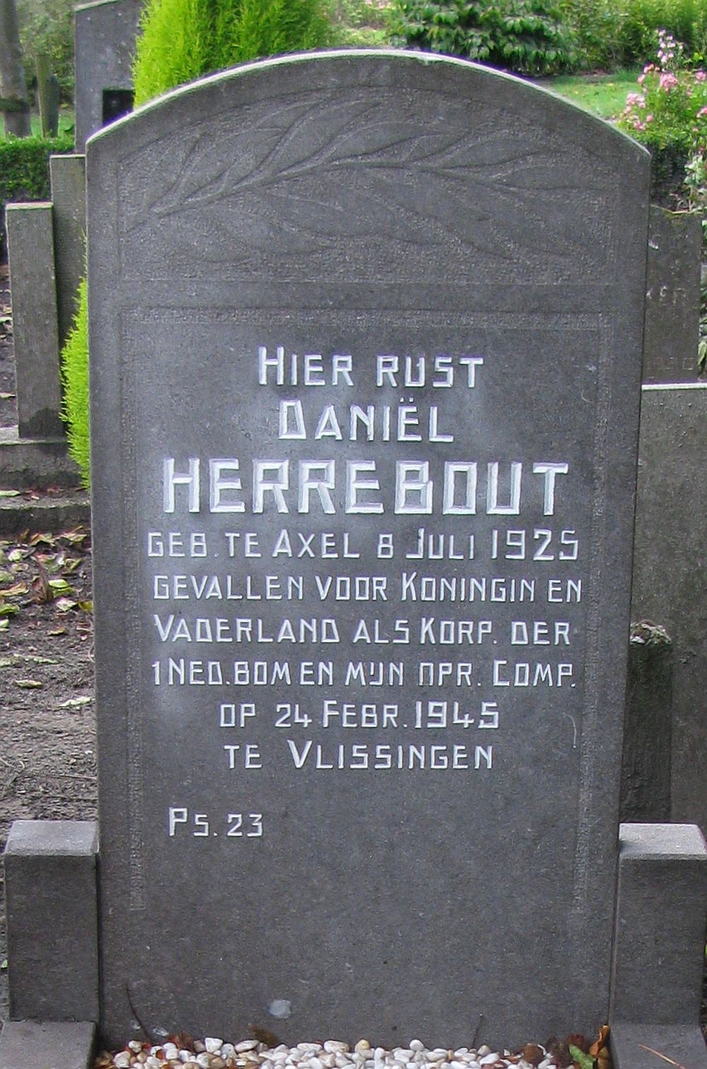 Afbeelding van graf of monument van Daniël Herrebout